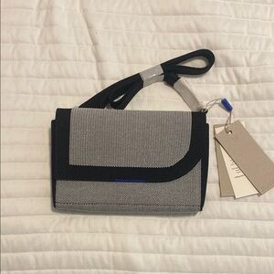 Stylish Black and White Belt Bag